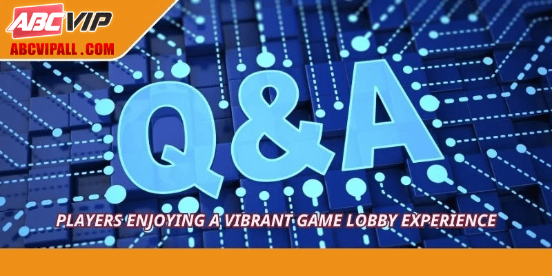 Players enjoying a vibrant game lobby experience