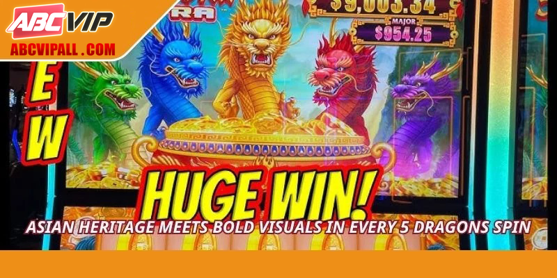 Asian heritage meets bold visuals in every 5 Dragons spin