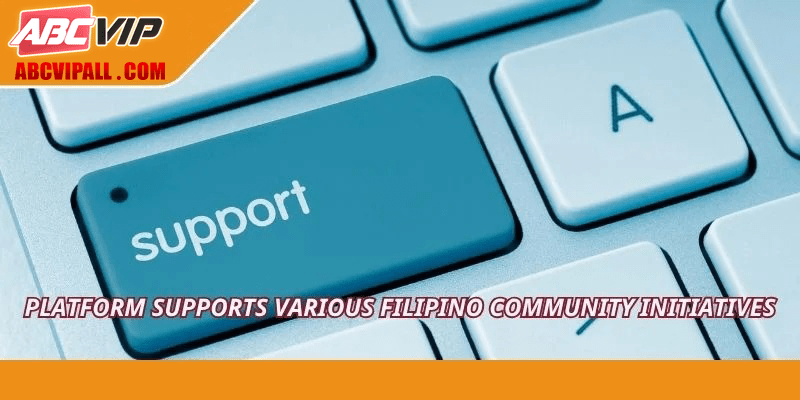 Platform supports various Filipino community initiatives